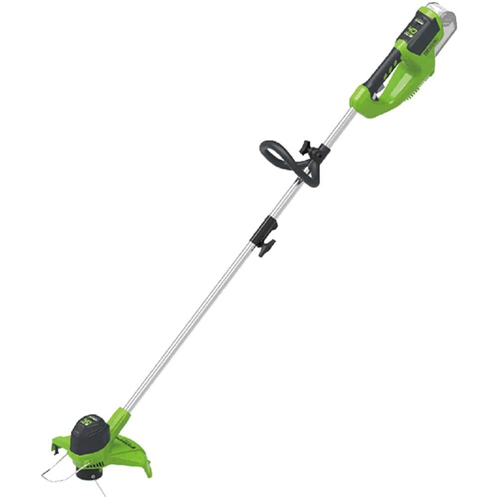 Greenworks G40LT 40v Cordless Grass Trimmer 300mm No Batteries No Battery Charger - Image 1