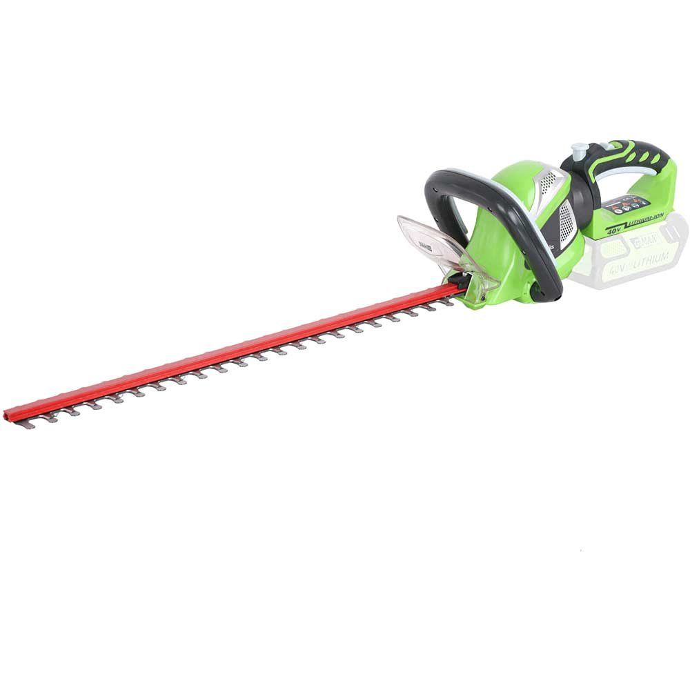 Greenworks G40HT61 40v Cordless Hedge Trimmer 610mm No Batteries No Battery Charger - Image 1