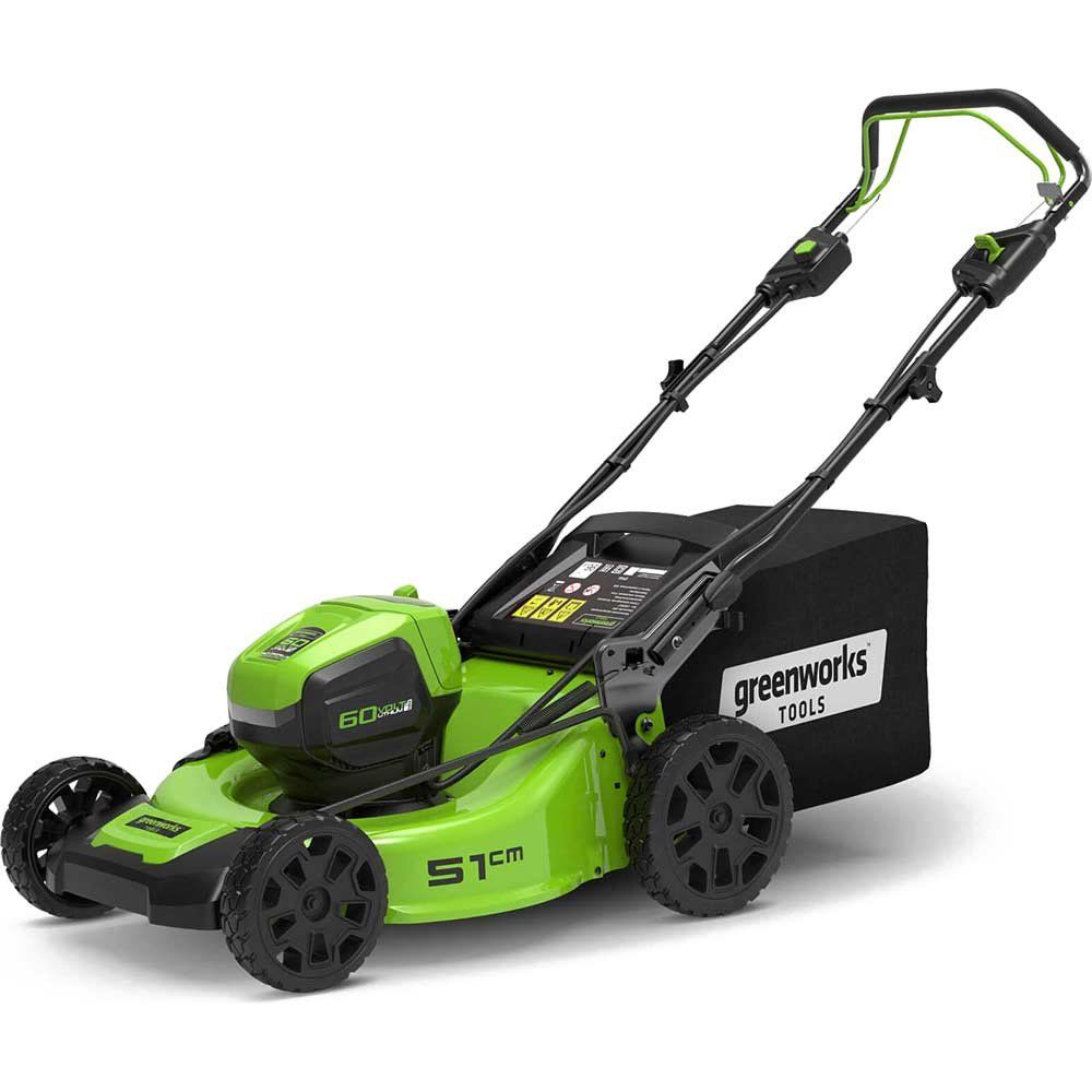 Greenworks GD60LM51 60v Cordless Brushless Self Propelled Lawnmower 510mm No Batteries No Battery Charger - Image 1