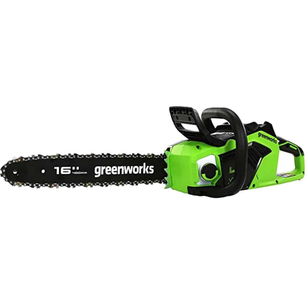 Greenworks GD40CS18 40v Cordless Brushless Chainsaw 400mm No Batteries No Battery Charger - Image 1