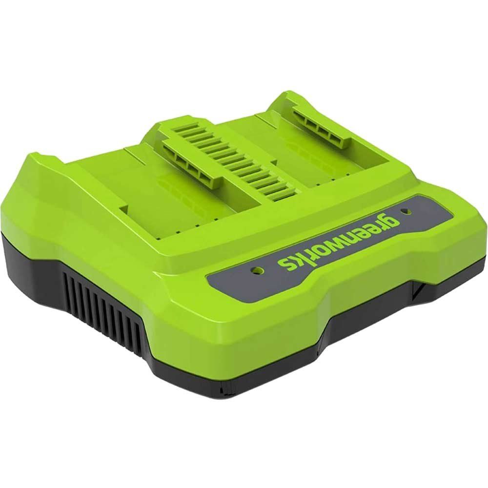 Greenworks G24X2UC2 24v Cordless Standard Twin Li-ion Battery Charger - Image 1