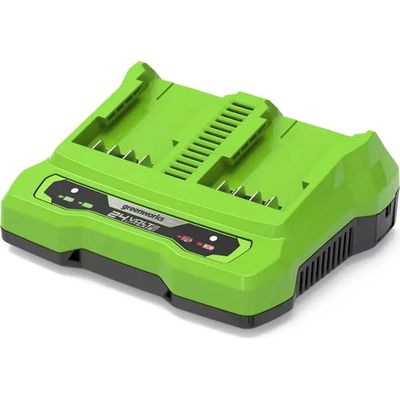 Greenworks 24V Twin Port 4A charger
