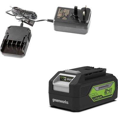 Greenworks 24V 4.0Ah Lithium-Ion Battery & 24V Battery Charger kit