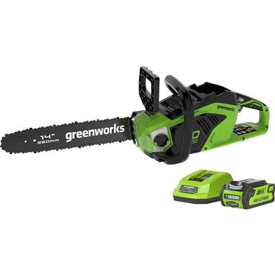 Greenworks 40V 15" Digiproc Cordless 35cm Chainsaw with 2.0Ah Battery & Charger