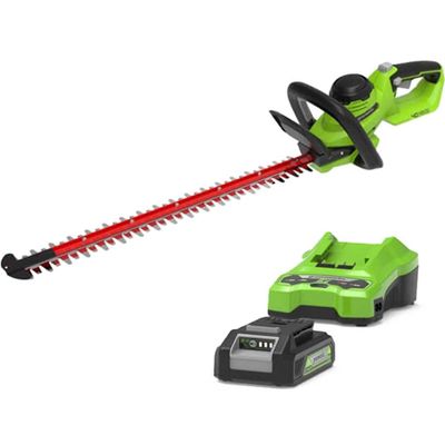 Greenworks GWHT24L 24v Cordless Brushless Hedge Trimmer 610mm