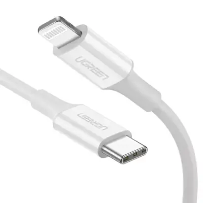 Ugreen 10493 lightning cable 1 m White - Thumbnail 2
