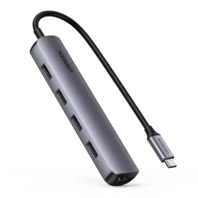 Ugreen 20197 laptop dock/port replicator Wired USB 3.2 Gen 1 (3.1 Gen 1) Type-C Grey