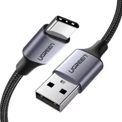 Ugreen 60126 USB cable 1 m USB C USB A Black, Grey - Thumbnail 2