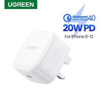 Ugreen PD Fast Charger UK (White) - Thumbnail 2