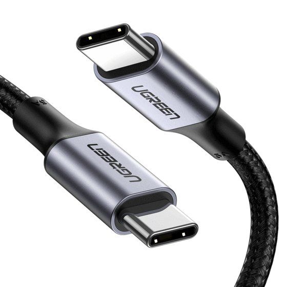 Ugreen 70427 USB cable USB 2.0 1 m USB C Black, Silver - Image 1