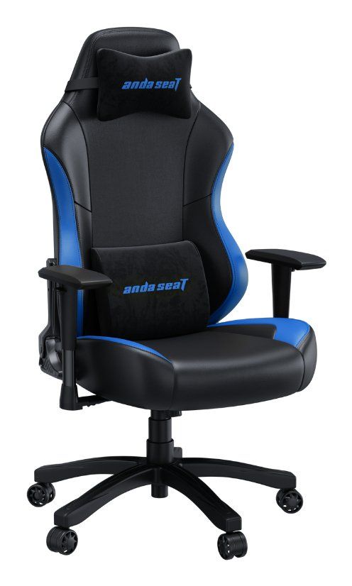 Anda Seat Luna Gaming Chair - Black/Blue - Image 1