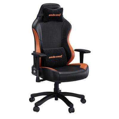 Anda Seat Luna Gaming armchair Padded seat Black, Orange
