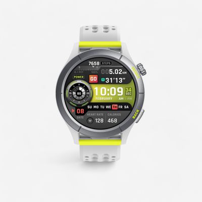 AMAZFIT Cheetah Smart Watch - Speedster Grey, Silicone Strap, 47 mm, Silver/Grey