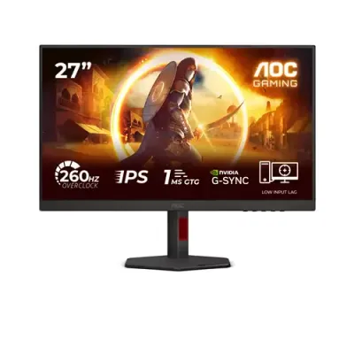 AOC G4 27G4ZR computer monitor 68.6 cm (27") 1920 x 1080 pixels Full HD LED Black, Red - Thumbnail 2