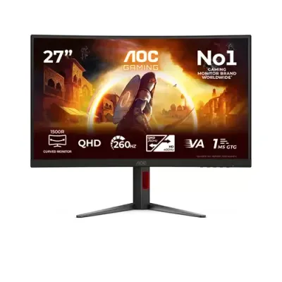 AOC G4 Gaming computer monitor 68.6 cm (27") 2560 x 1440 pixels Quad HD LED Black Red