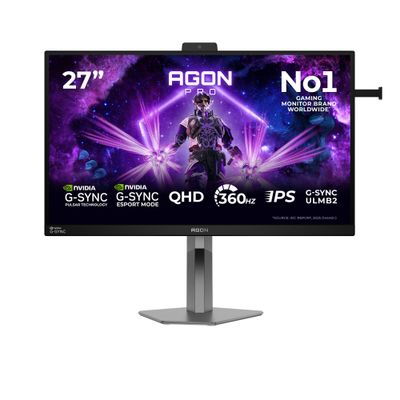 AOC AGON PRO AG276QSG2 computer monitor 68.6 cm (27") 2560 x 1440 pixels Quad HD Black Grey - Thumbnail 2