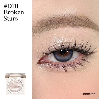 Joocyee - Glitter Eyeshadow Single - 1.2g-1.8g - D111 Broken Star Stone