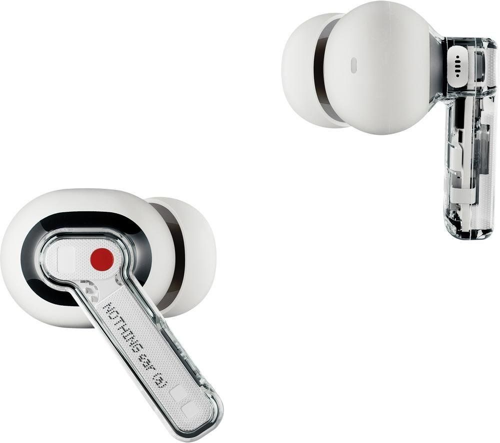 Nothing Ear (a) Headset True Wireless Stereo (TWS) In-ear Calls/Music USB Type-C Bluetooth Transparent, White - Image 1