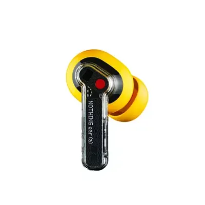 Nothing Ear (a) Headset True Wireless Stereo (TWS) In-ear Calls/Music USB Type-C Bluetooth Transparent, Yellow - Thumbnail 2