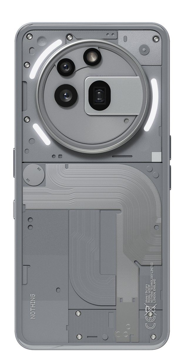 Nothing Phone (3a) Pro 17.2 cm (6.77") Dual SIM Android 15 5G USB Type-C 12 GB 256 GB 5000 mAh Grey - Image 1