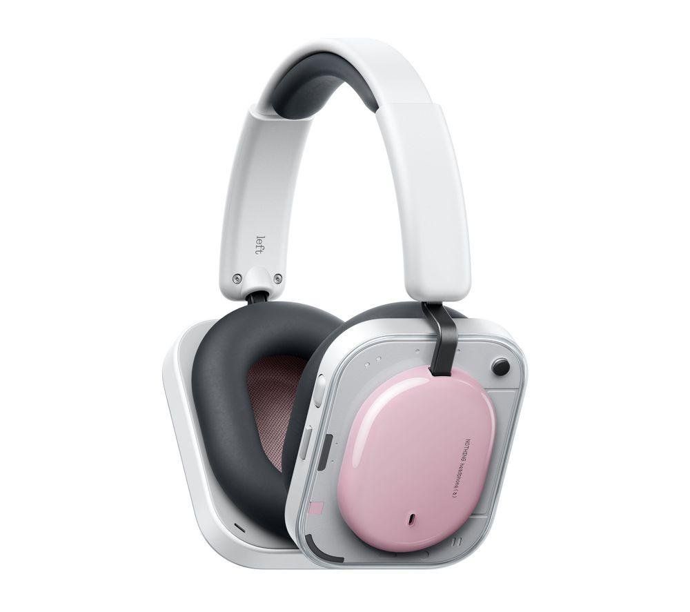 NOTHING Headphone (a) Wireless Bluetooth Noise-Cancelling Sports Headphones - Pink, Pink - Image 1