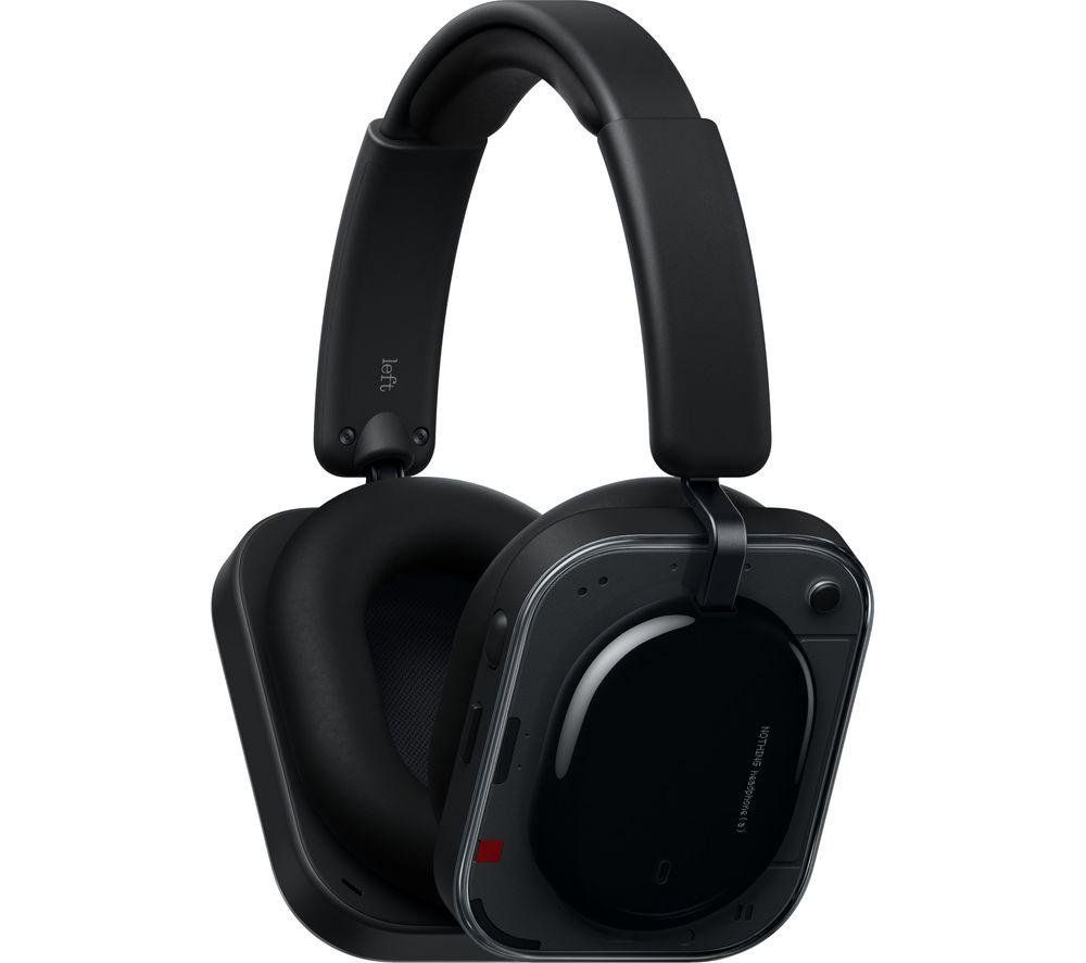 NOTHING Headphone (a) Wireless Bluetooth Noise-Cancelling Sports Headphones - Black, Black - Image 1