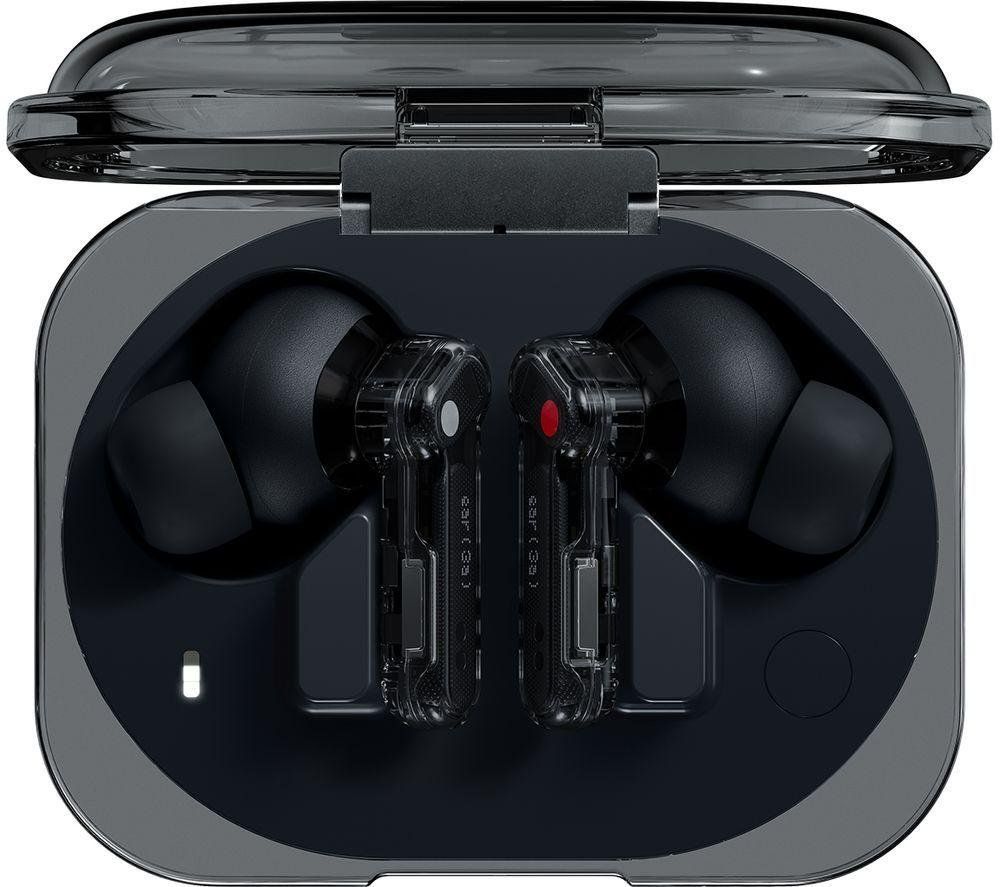 NOTHING Ear (3a) Wireless Bluetooth Noise-Cancelling Earbuds - Black, Black - Image 1
