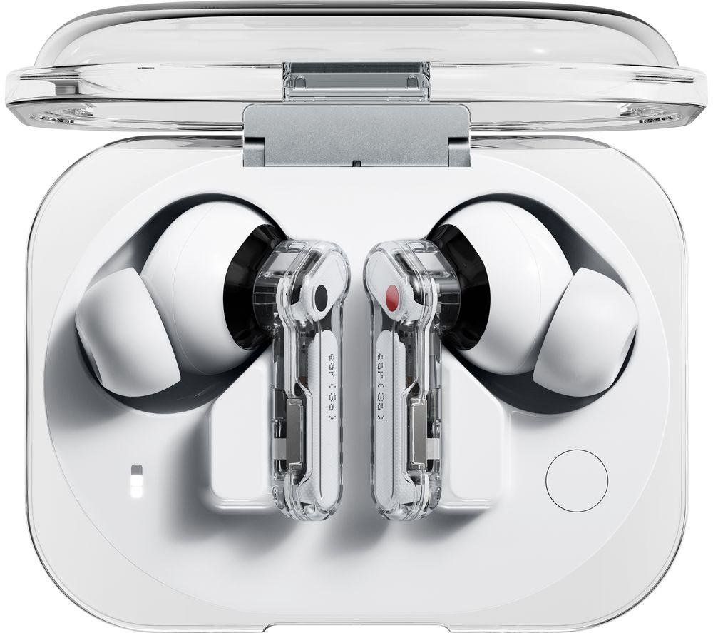 NOTHING Ear (3a) Wireless Bluetooth Noise-Cancelling Earbuds - White, White - Image 1