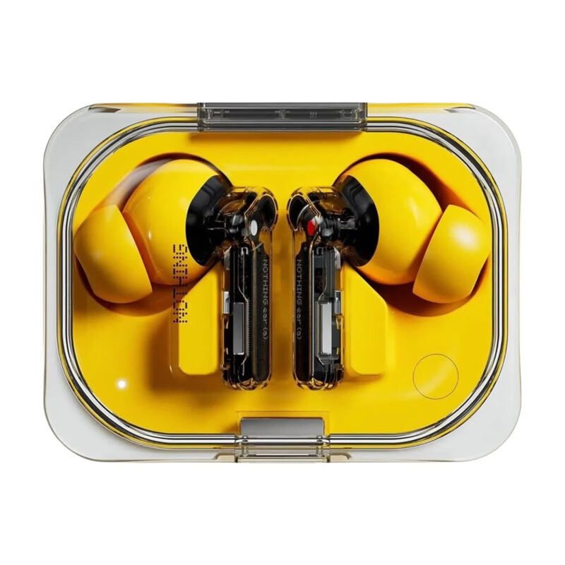 NOTHING Ear (3a) Wireless Bluetooth Noise-Cancelling Earbuds - Yellow, Yellow - Image 1