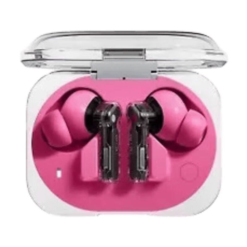 NOTHING Ear (3a) Wireless Bluetooth Noise-Cancelling Earbuds - Pink, Pink - Image 1