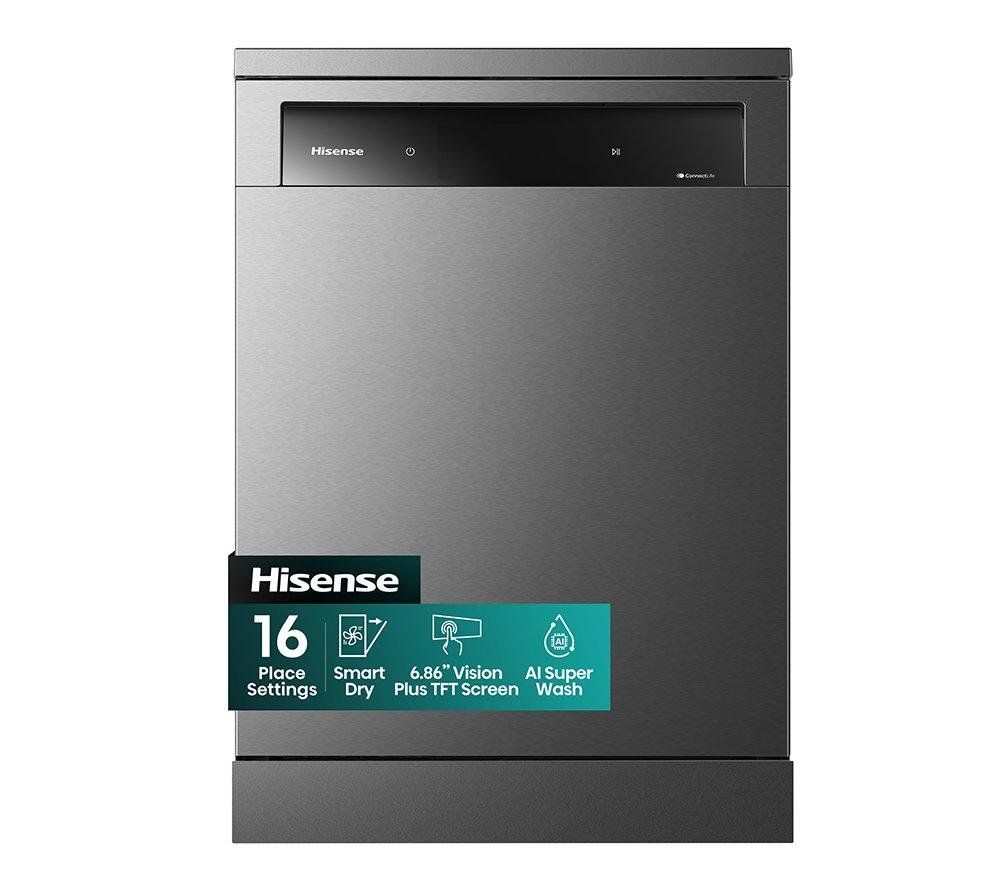 Hisense Hi9 Freestanding Dishwasher - Smart Wi-Fi A-Rated - Graphite - Image 1