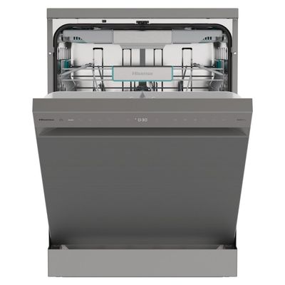 HISENSE Auto Dose HS693A90XADUK Full-size WiFi-enabled Dishwasher - Stainless Steel, Stainless Steel