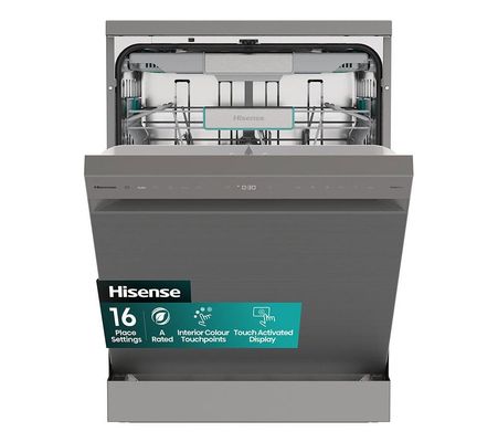 Hisense Hi6 Freestanding Dishwasher - WiFi-enabled A-Rated - Graphite