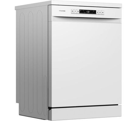 Hisense Freestanding Dishwasher White - Full Size 13 place settings Quick Wash