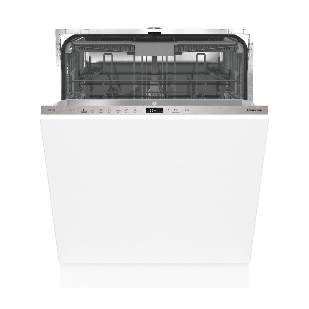 HISENSE HV643D90UK Full-size Fully Integrated Dishwasher, White - Image 1