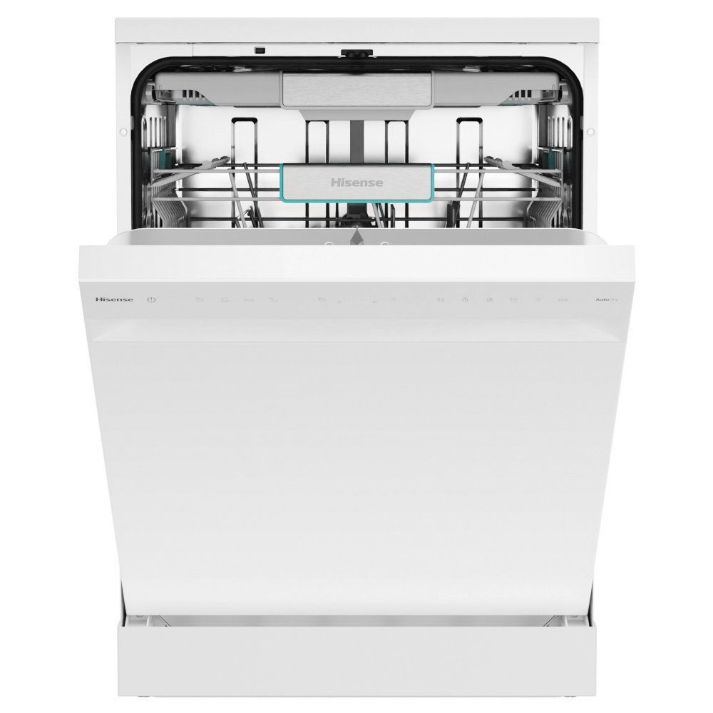 HISENSE HS673A90WUK Full-size WiFi-enabled Dishwasher - White, White - Image 1