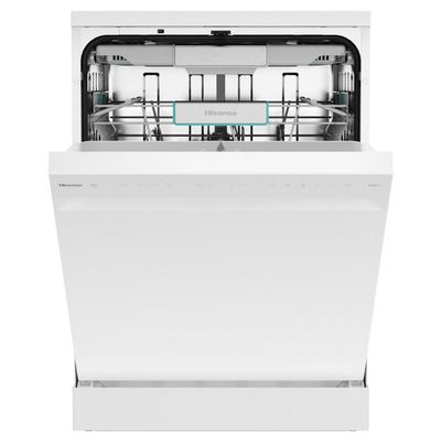 HISENSE HS673A90WUK Full-size WiFi-enabled Dishwasher - White, White