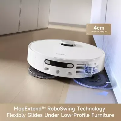 DREAME L10s Ultra Gen2 Robot Vacuum Cleaner - White, White - Thumbnail 4