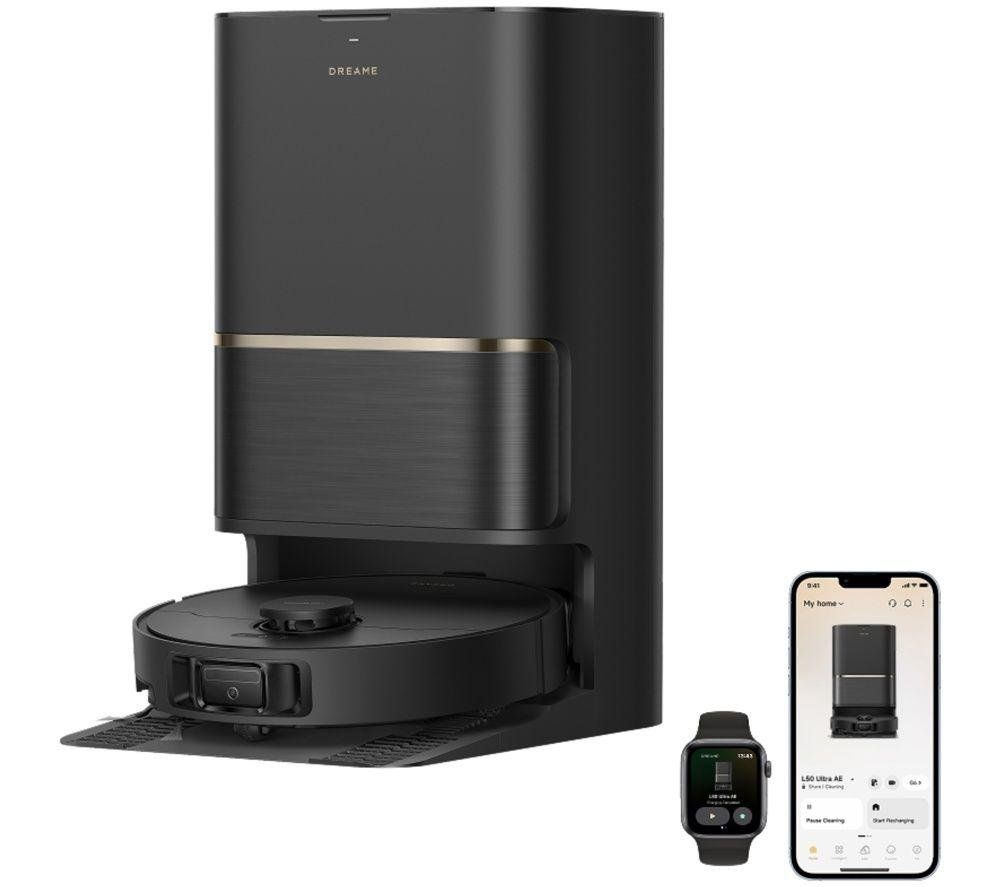 Dreame L50 Ultra Ae Robot Vacuum Cleaner and Mop With Self-Cleaning and Auto-Empty RLL51SE_BK Black - Image 1