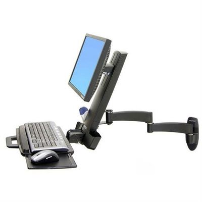 Ergotron 200 Series Combo Arm 61 cm (24") Wall Black