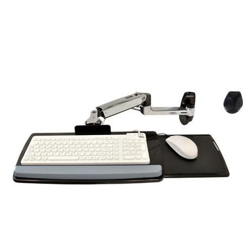 Ergotron LX Wall Mount Keyboard Arm Silver - Image 1