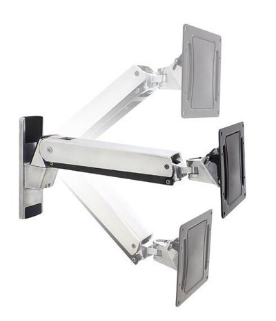 Ergotron Interactive Arm, VHD 152.4 cm (60") Wall Aluminium, Black