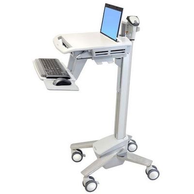 Ergotron StyleView EMR Laptop Cart. SV40 Aluminium. Grey. White Multim