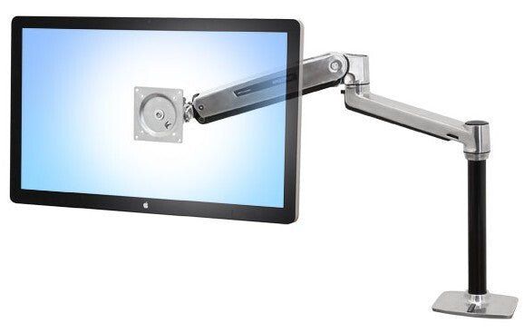 Ergotron LX Series LX HD Sit-Stand 116.8 cm (46") Desk Aluminium - Image 1