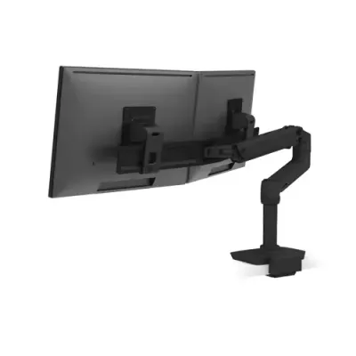 Ergotron LX Series Dual Direct Arm, Low-Profile Top Mount C-Clamp - Thumbnail 3