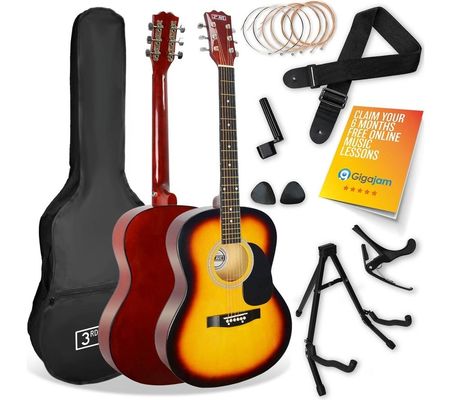3rd Avenue Acoustic Guitar Premium Pack - Sunburst