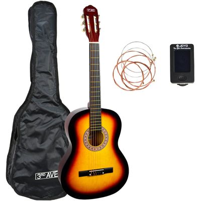 3rd Avenue 34 Size Classical Guitar Pack - Sunburst