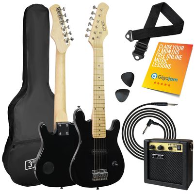 3rd Avenue Junior Electric Guitar Pack - Black