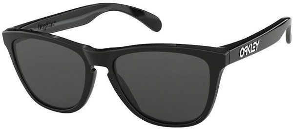 Oakley Frogskin Sunglasses Polished Black/Grey - Thumbnail 2