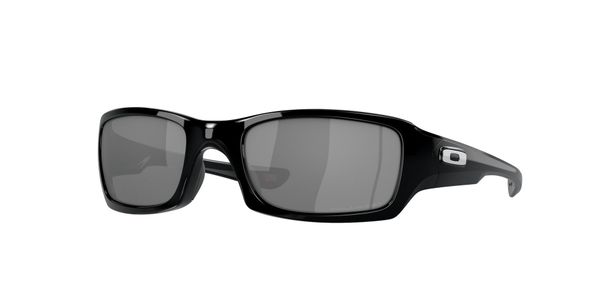 Oakley Mężczyzna Oakley OO9238 FIVES SQUARED 923806 Okulary przeciwsłoneczne O_matter Czarny Szary Kwadratowy Spolaryzowane Prizm Iridium